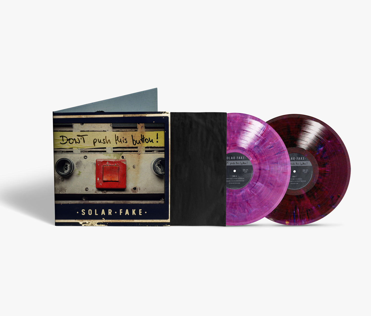 "DON'T push this button!" 2LP Recycled Colour Vinyl
