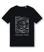 Unisex Slub T-Shirt "Silver Waves"