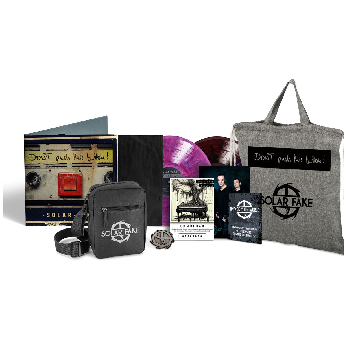 "DON'T push this button!" 2LP Fan Set