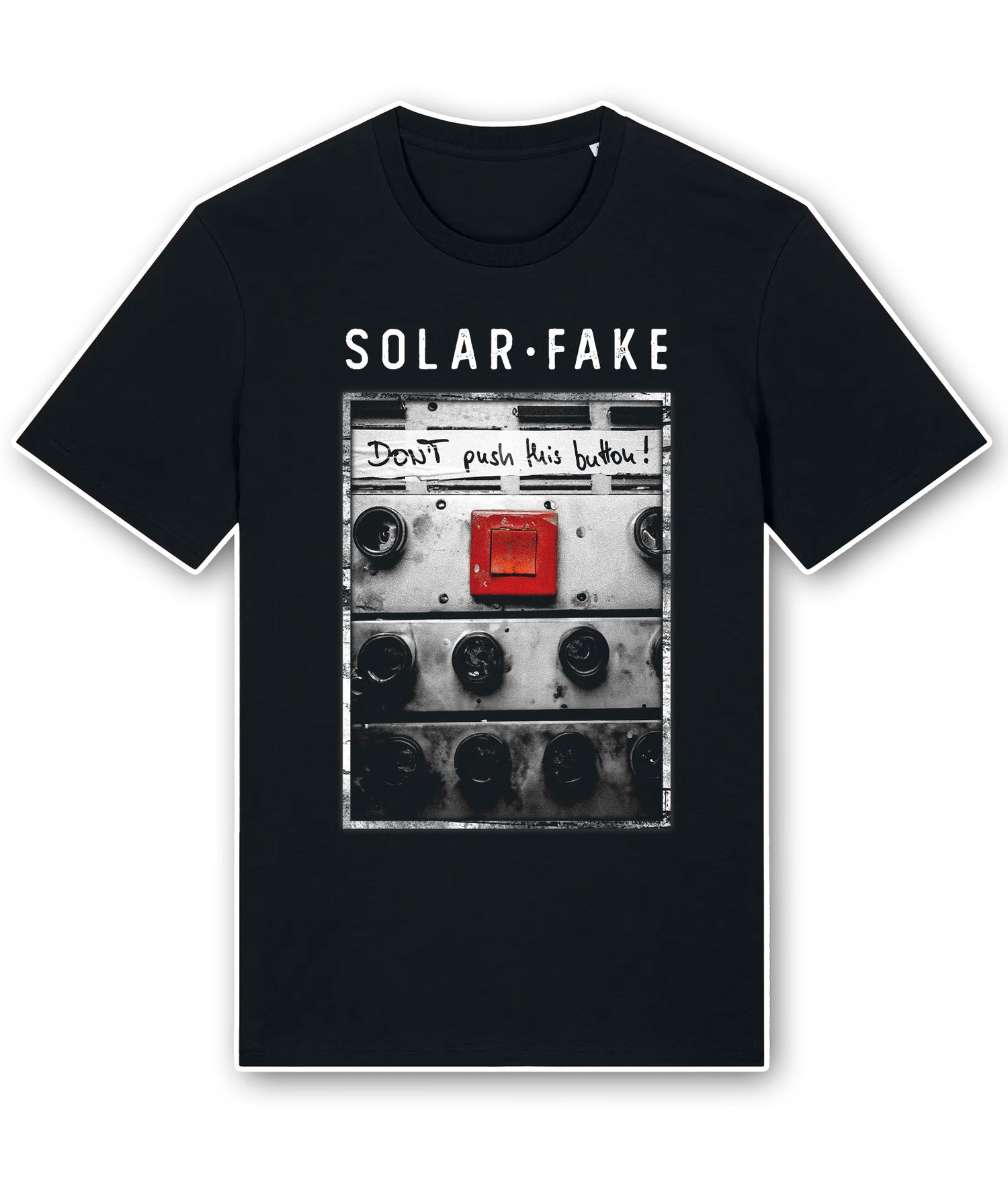 Unisex T-Shirt "DON'T push this button!"