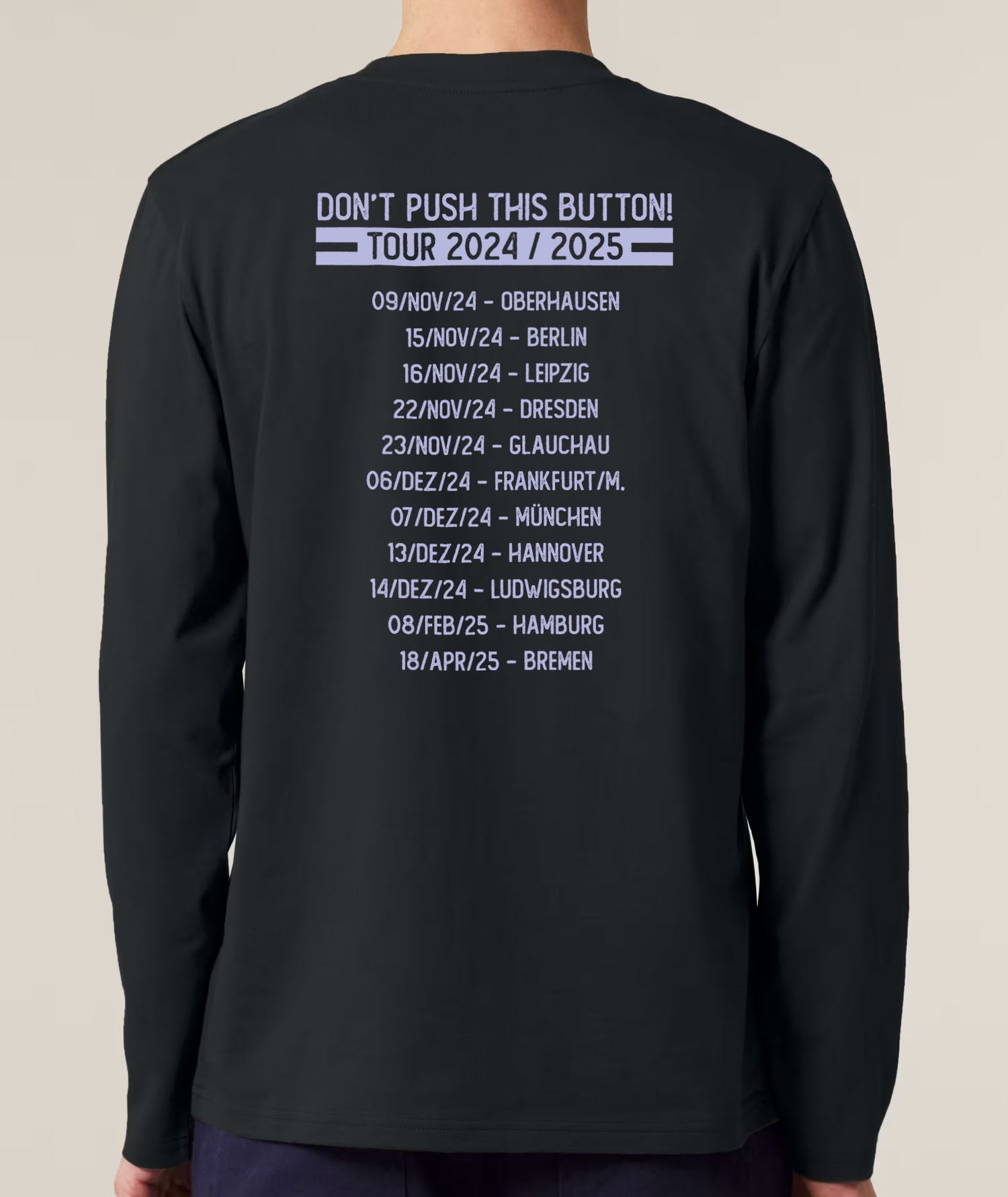 Unisex Longsleeve - DPTB-Tourdaten