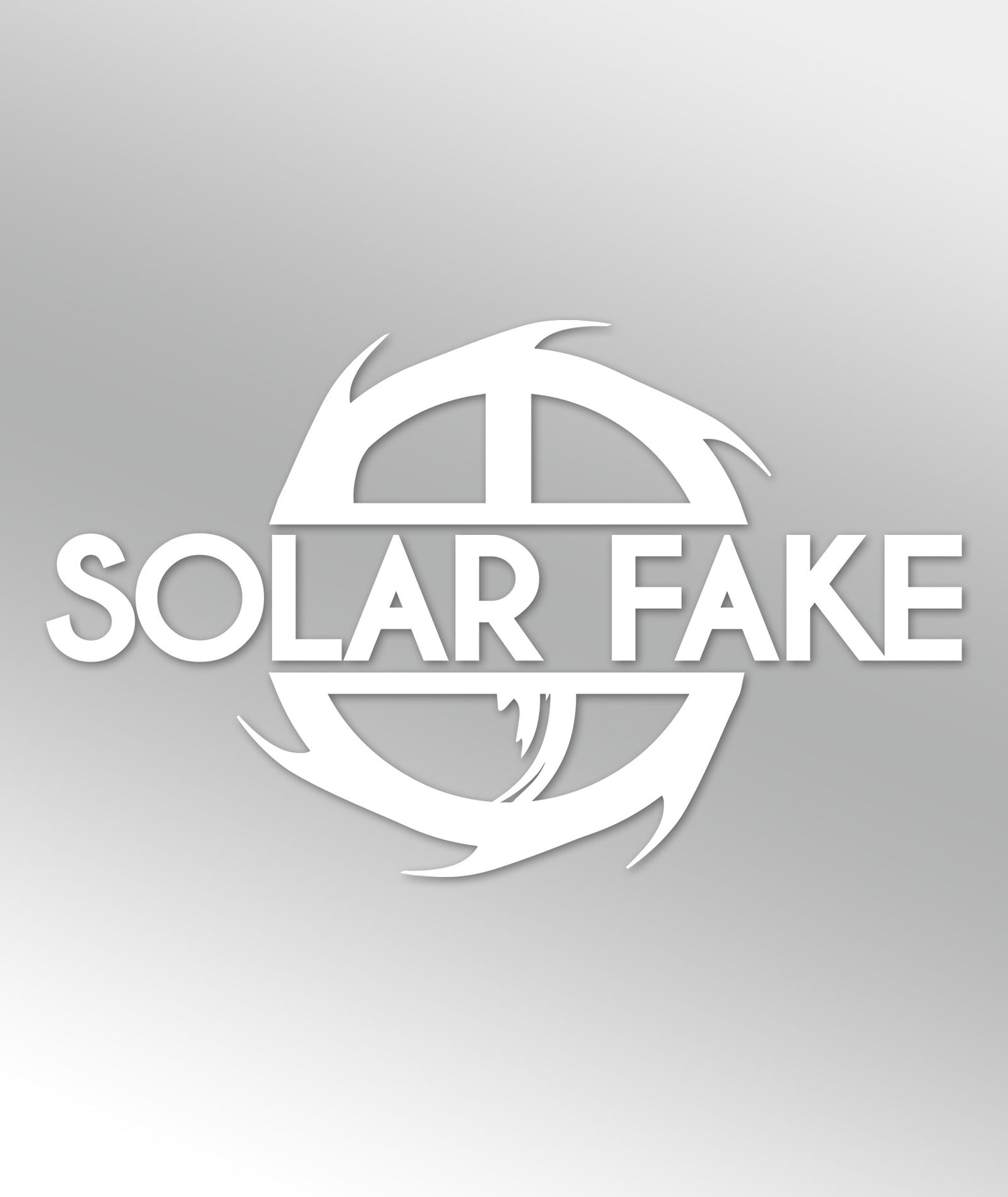 Autoaufkleber "Solar Fake"-Logo
