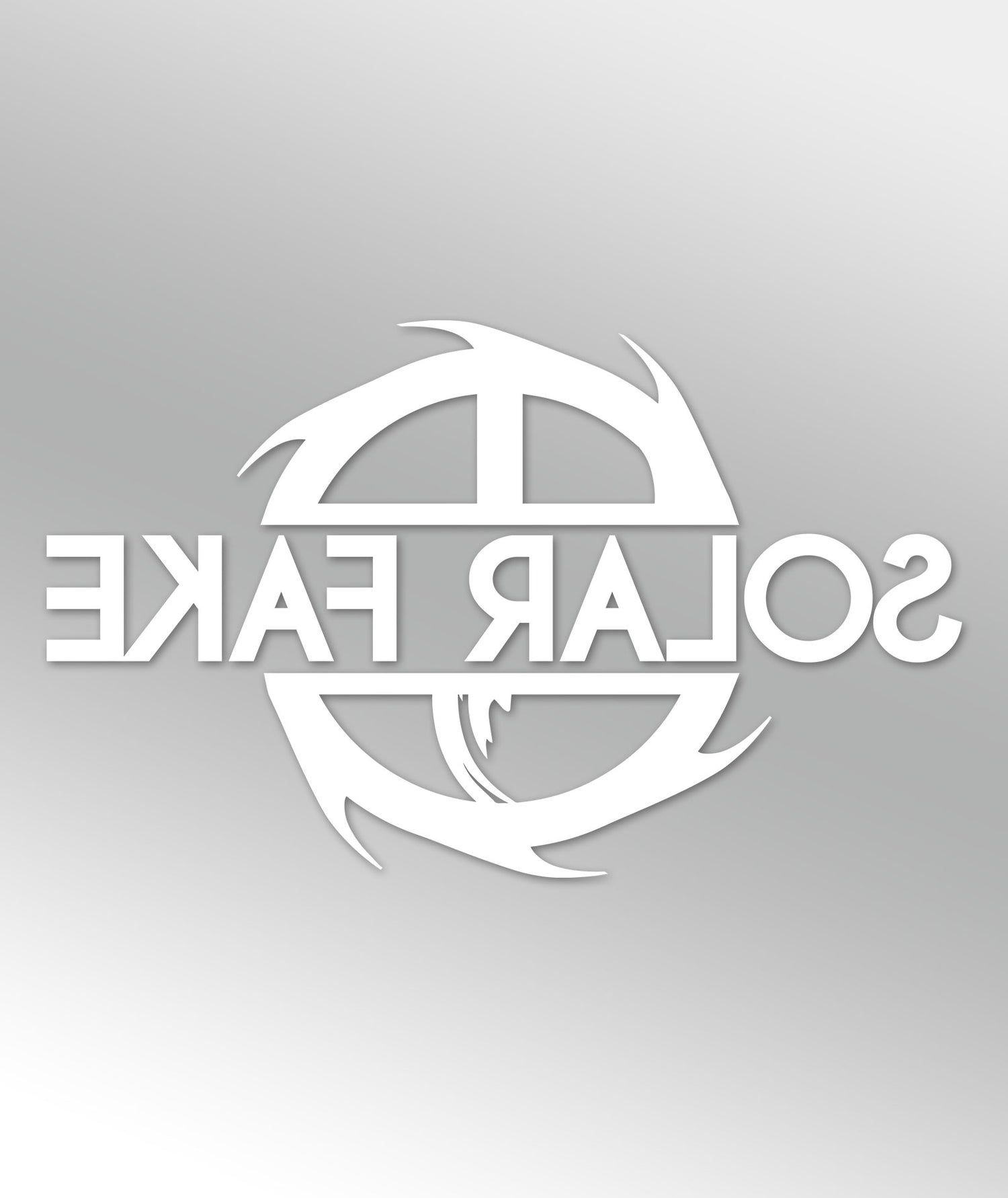 Autoaufkleber "Solar Fake"-Logo