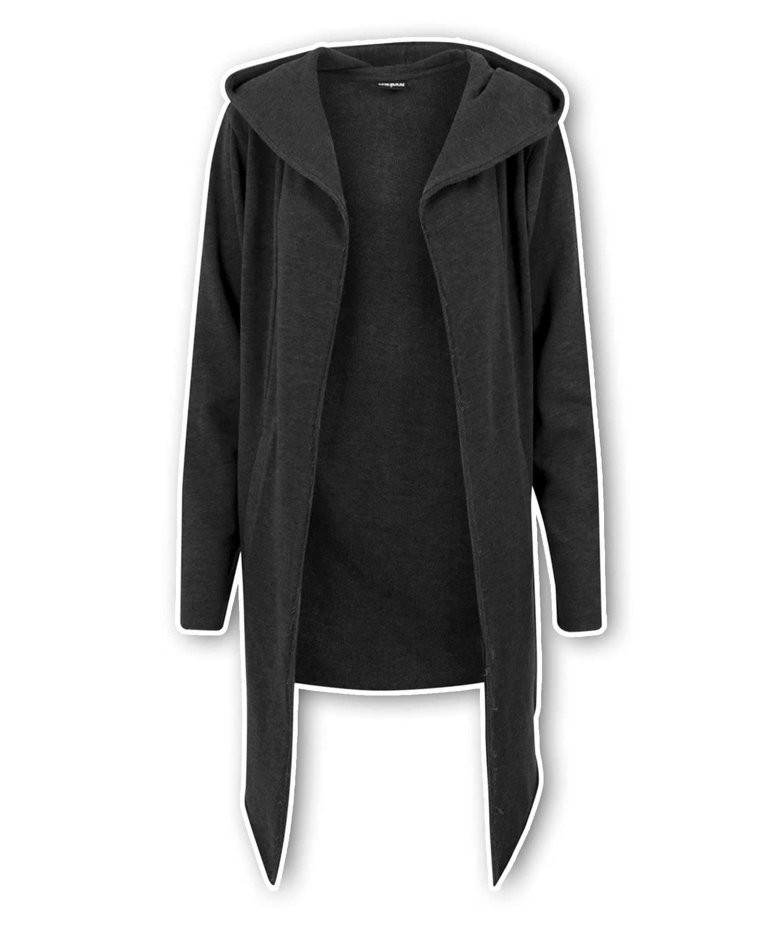 Long Hooded Cardigan – Solar Fake - Main Image