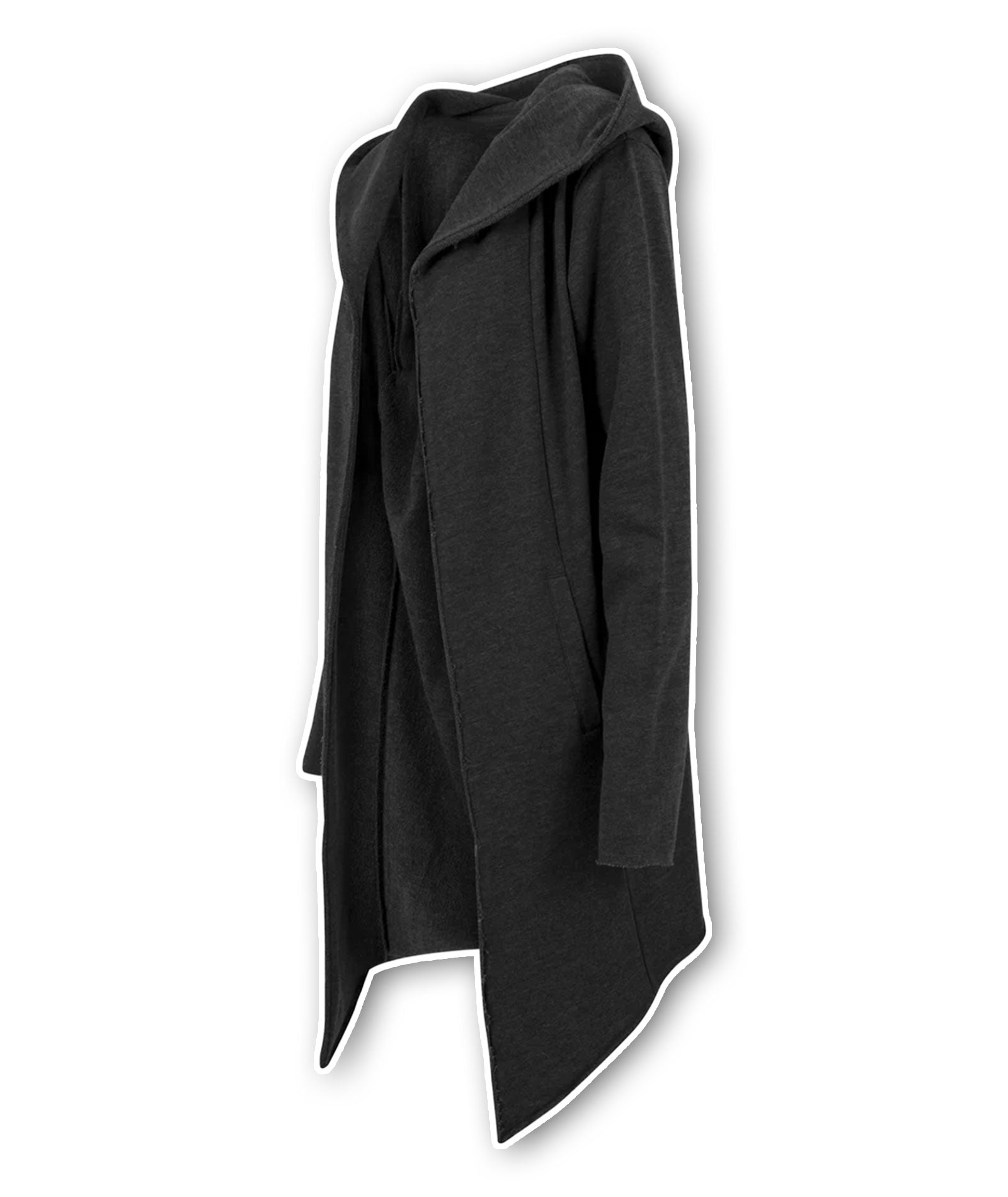 Long Hooded Cardigan – Solar Fake - Main Image