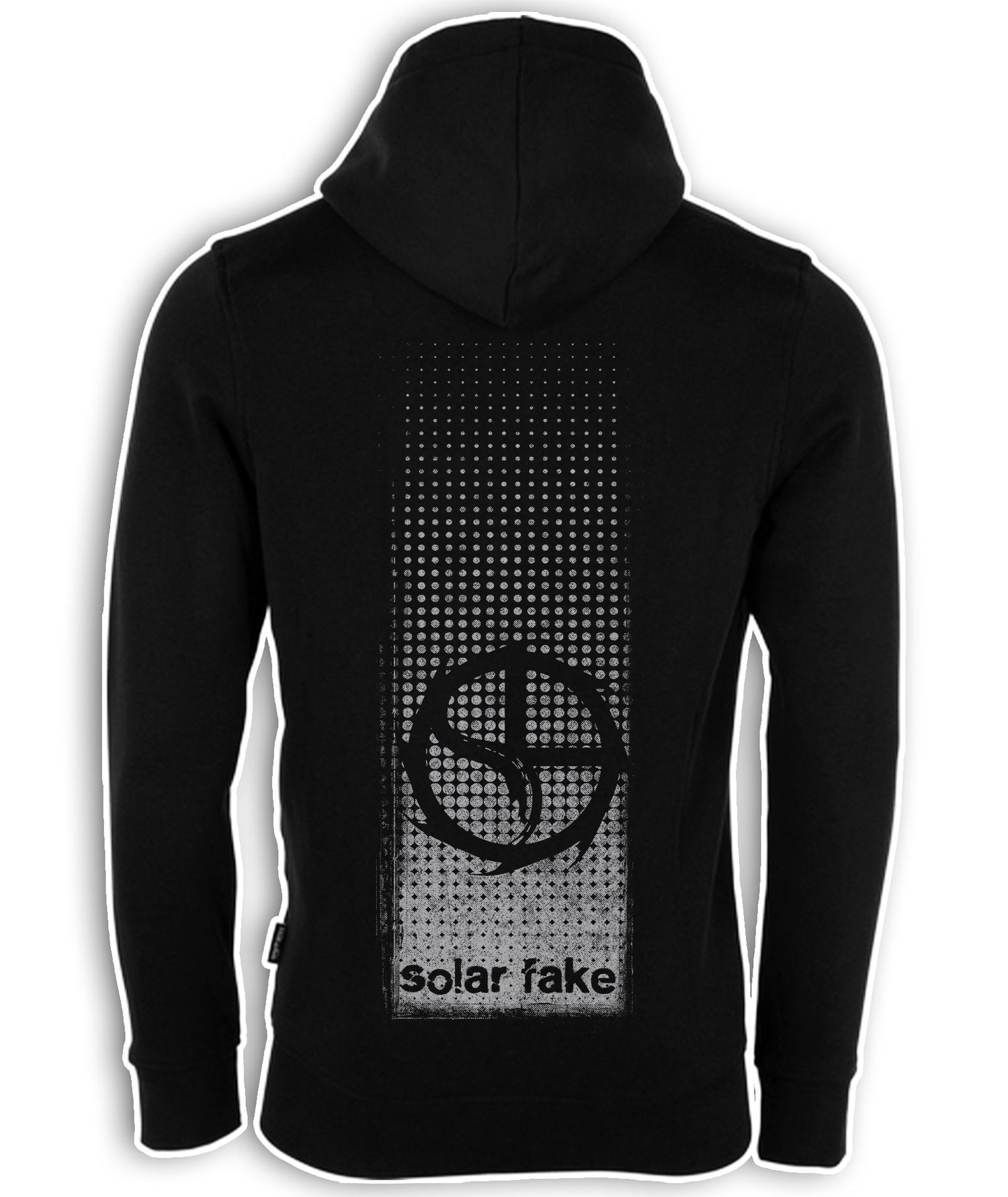 Men's Zip Hoodie Black / Grey