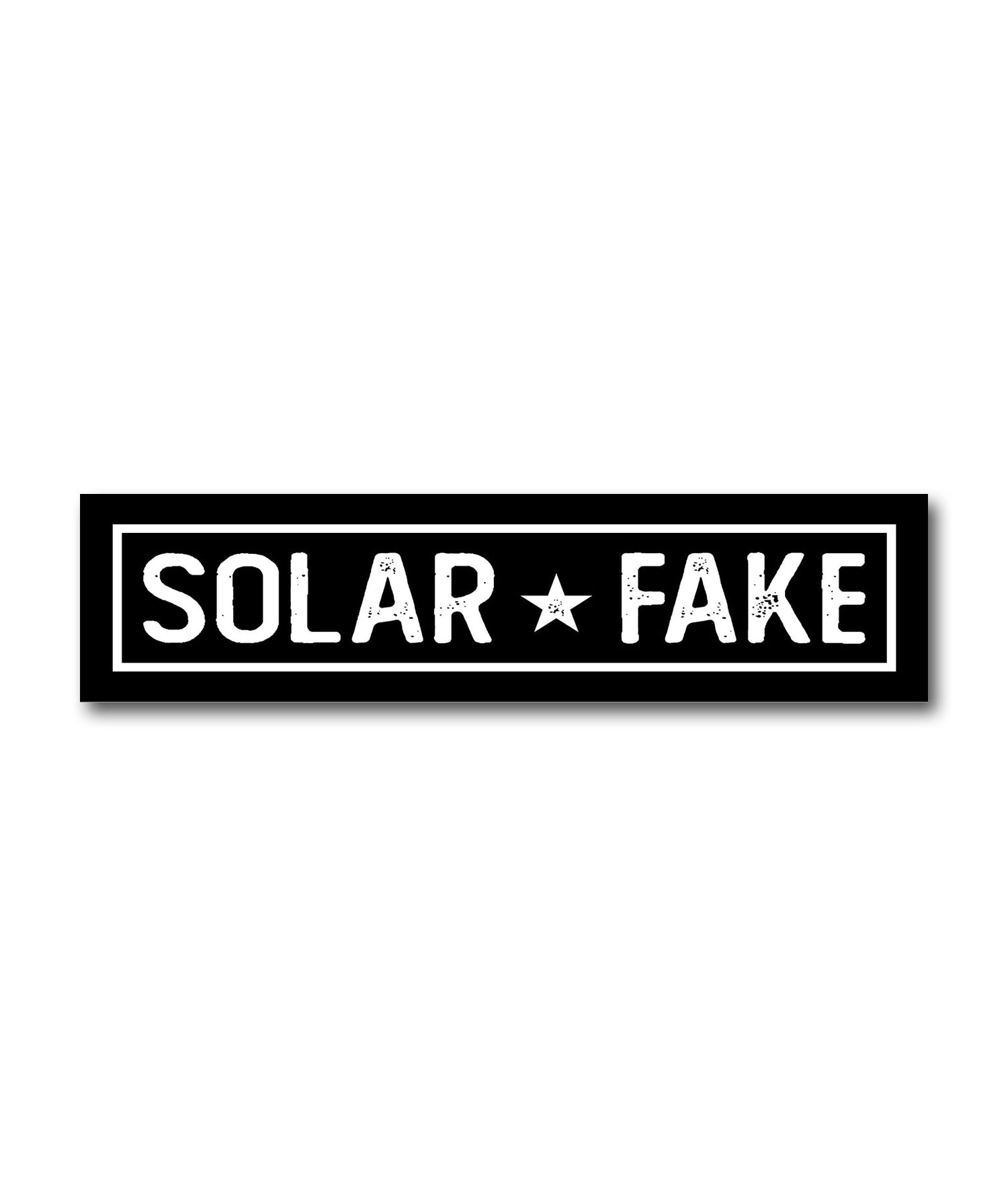 Aufkleber "Solar Fake"